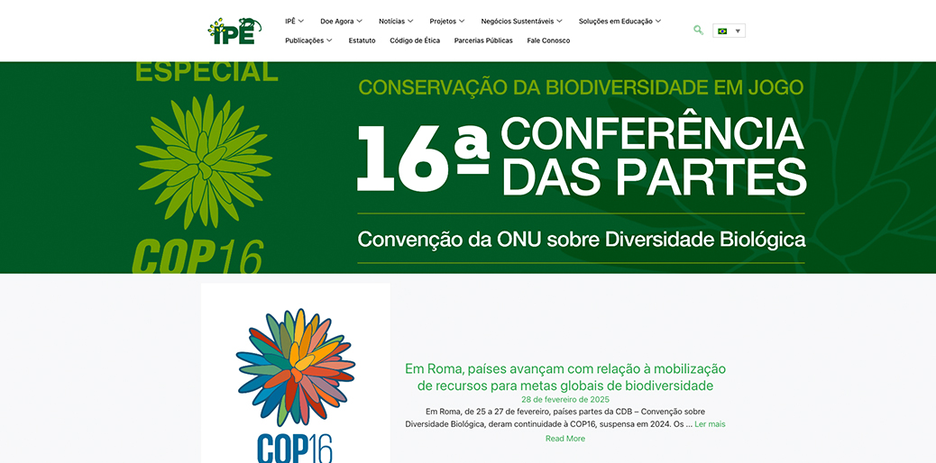 PARTICIPAÇÃO NA COP 16